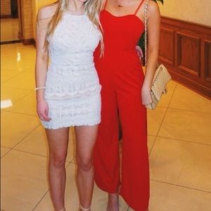 Nastygal Red jumpsuit